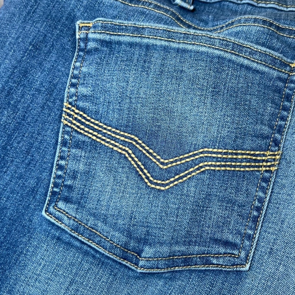 Harley Davidson Womens Size 20W Skinny Blue Jeans Denim Biker Casual Motorcycle - Picture 14 of 16